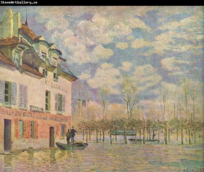 Alfred Sisley Kahn in der uberschwemmung